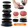 3-in-1 Burger Press Non-Stick Patty Maker Stuffed Hamburger Mold for Meat Veggie BBQ Kitchen Gadget Easy Clean Dishwasher Safe 4