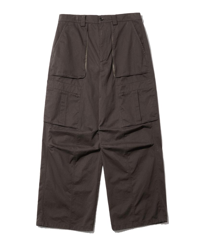 Nontai Parachute Contrast Cargo Pant (Brown)