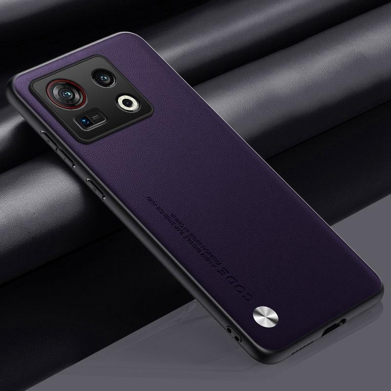 Luxus PU Lederhülle Für Nubia Z40S Pro Rückseite Matte Silikon Stoßfeste Schutz Handyhülle Für ZTE Nubia Z40S Pro 5G