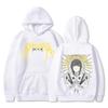 Gotik Chainsaw Man Makima Xudilari Erkaklar Modasi Uzun Qo'lli Sviterlar Ayollar Kundalik Harajuku Streetwear Pulloverlari Sudaderas
