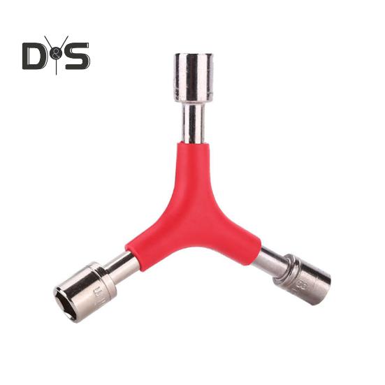 Chiave a bussola a Y a 3 vie Acciaio Chiave esagonale triangolare Strumento per riparazione bici 4/5/6 mm Chiave esagonale interna tipo Y per manutenzione ciclismo bicicletta