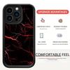 Red Glow Staircase Black Groove iPhone 14/15/16/17 Pro Max Phone Case