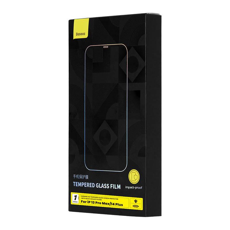 Szkło Hartowane Baseus 0.4Mm Corning Hd Iphone 13 Pro Max/14 Plus + Zestaw Czyszczący