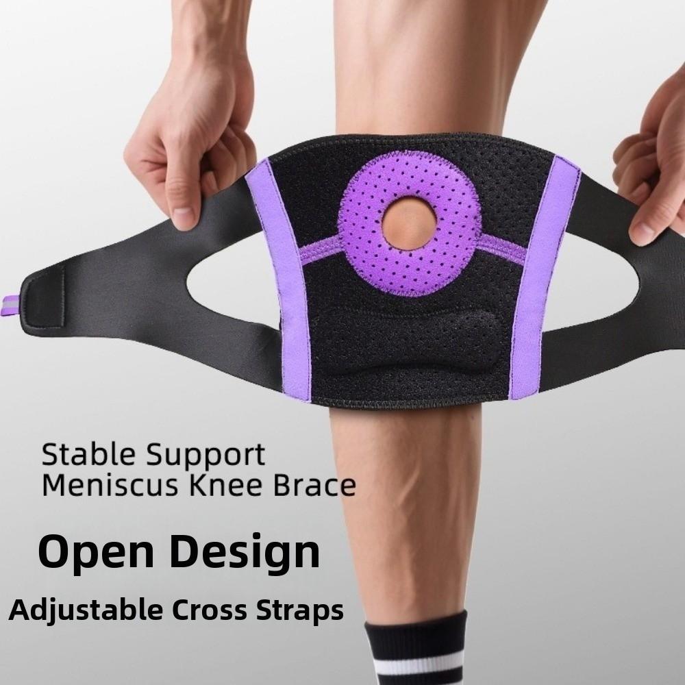 Breathable Sports Knee Pad Anti-slip Patellar Tendon Support Fitness Gear Knee Brace  Basketball
