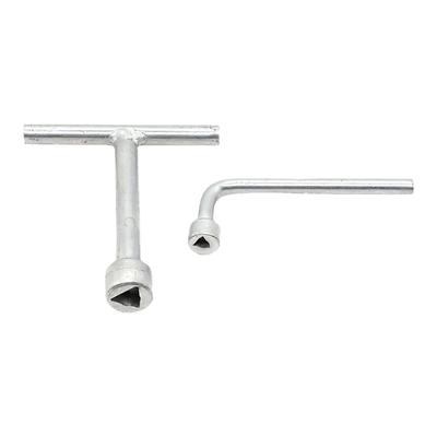 Clés en L et en T avec poignée ergonomique Clé à douille triangulaire pour porte d'ascenseur