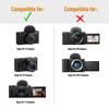 L LTGEM Camera Case Compatible with Sony II Vlog Digital Camera Tripod Microphone Vlogger Accessories Kit Black Gray ZV-1F / ZV-1 / ZV-1 +