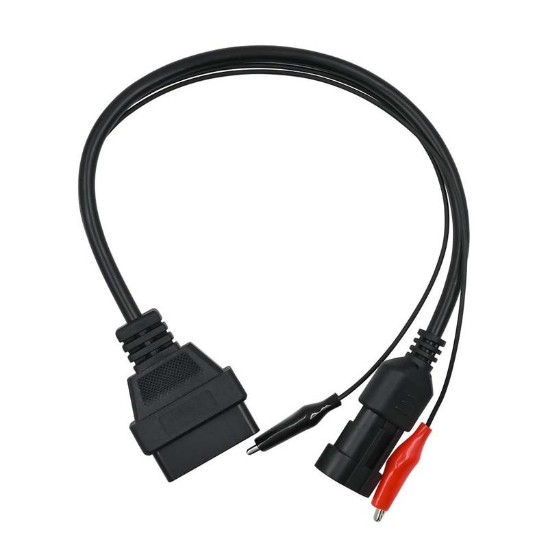 OBD2 Kabel 3Pin Naar 16Pin Voor Fiat Voor Lancia Voor Alfa Romeo OBDII Stekker 3 Pin Connector Adapter Auto Verlenging Diagnostische Kabels