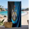 Asciugamano da Spiaggia con Stampa del Newcastle United Football, Asciugamano Grande Morbido ad Asciugatura Rapida per Spiaggia Campeggio Nuoto
