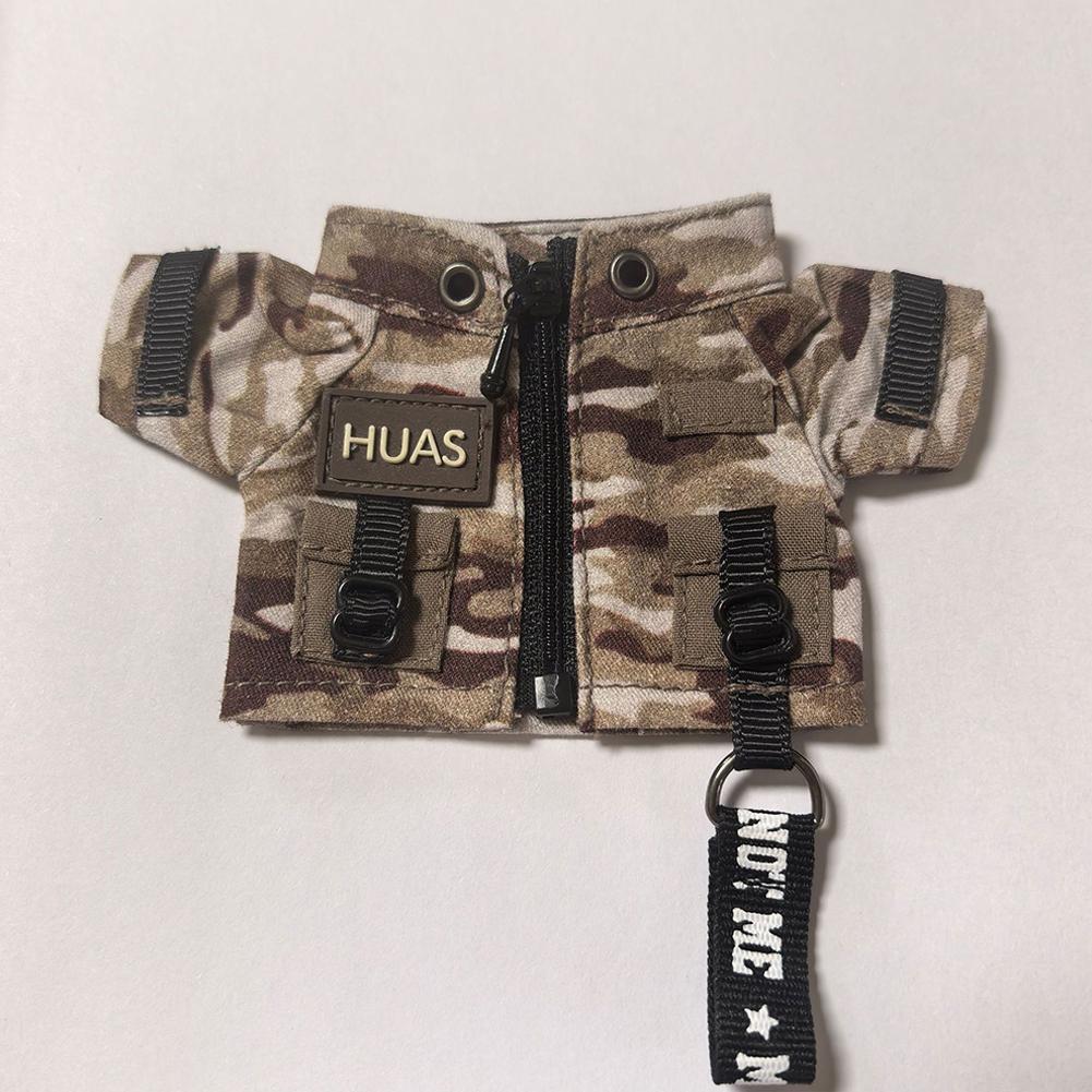 

Для 17см куклы Лабубу Одежда Модная одежда Толстовки Платья Одежда для кукол Сочетание цветов Камуфляжные пальто Аксессуары для кукол 03