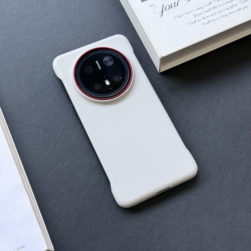 Per Custodia Huawei Mate 80 Pro Nuova Pelle Opaca Dissipazione del Calore Antiscivolo Anti Impronte Digitali Protezione Copertura Posteriore Per Guscio Mate 80Pro