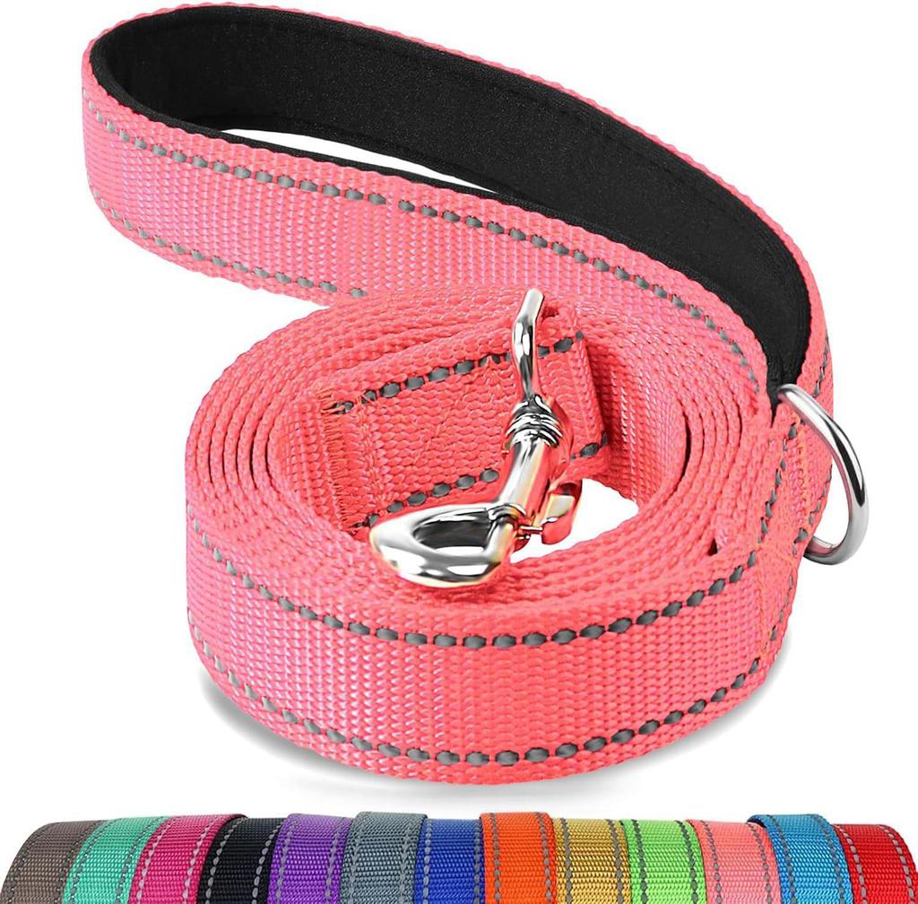 Reflective Dog Training Leash with Hand Protector for Large Breeds