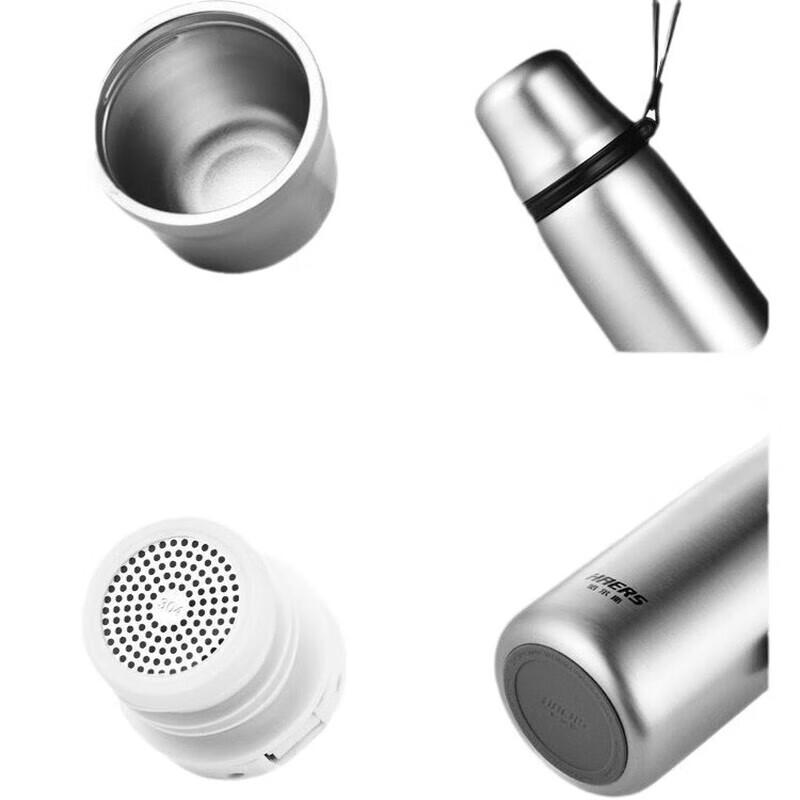 HAERS 316L Stainless Steel Portable Thermos Cup