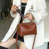 New Crossbody Small Bag, Fashionable and Versatile, Single Shoulder Leather Women's Bag, Top Layer Cowhide Handbag, Small Square Bag