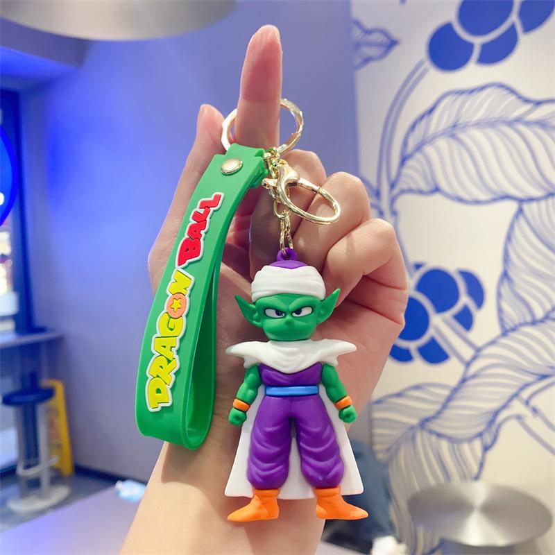 Animation Cartoon Dragon Ball Son Goku Schlüsselanhänger Taschenanhänger Kinderspielzeug Puppenmaschine Geschenke Autoanhänger