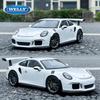 WELLY 1:24 Porsche 911 GT3 RS Leichtmetall-Sportwagenmodell Druckgussmetall Rennstrecken-Rennwagen Modellfahrzeuge Hohe Simulation Kinderspielzeug Geschenk