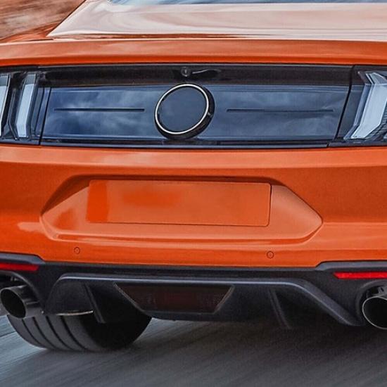 Rauchschwarzer Nebelschlussleuchten-Lampenrahmen-Abdeckungsleisten für Ford Mustang 2015+