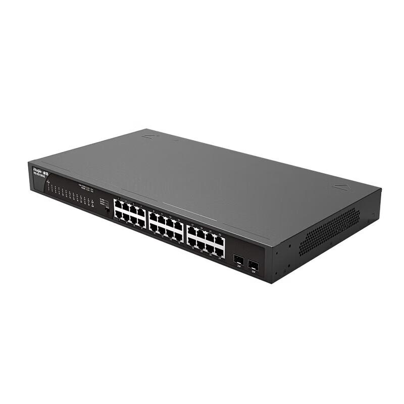 Ruijie 24-Port Gigabit Unmanaged Rackmount Switch with 2 SFP Ports