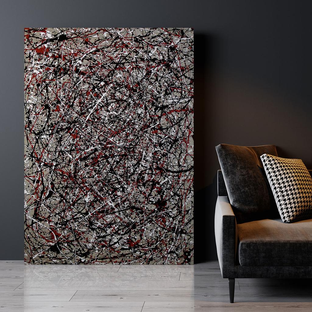 Pollock Abstraction Canvas Print