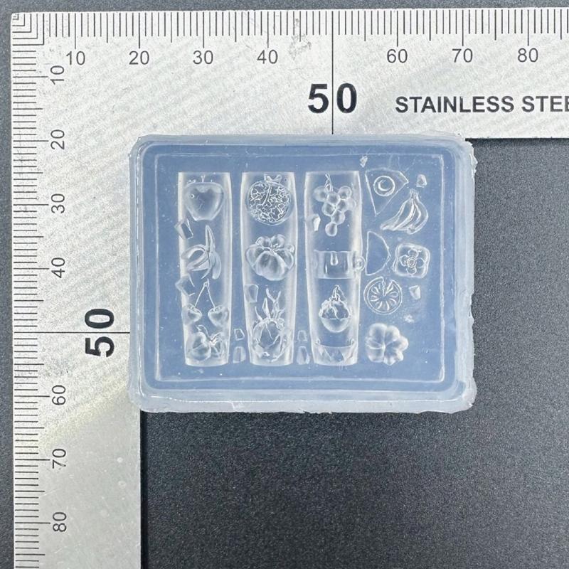 Nail Art Moulds Silicone 3D Template Nail Designing Tool Delicate Shape Silicone Handmade Molds for Manicure Creation