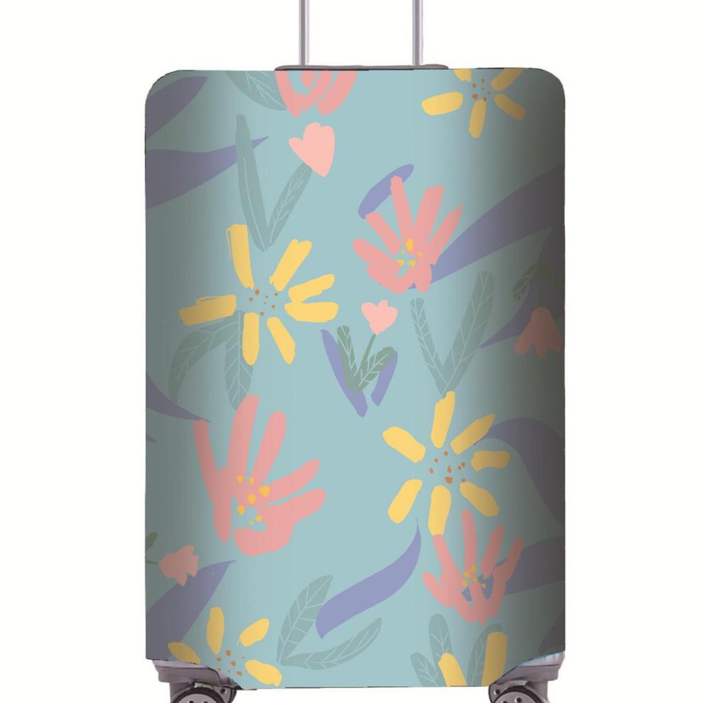 Durable Elastic Luggage Protector: Thick, Wear-Resistant Suitcase Cover (22/24/26 Inch), Customizable Logo