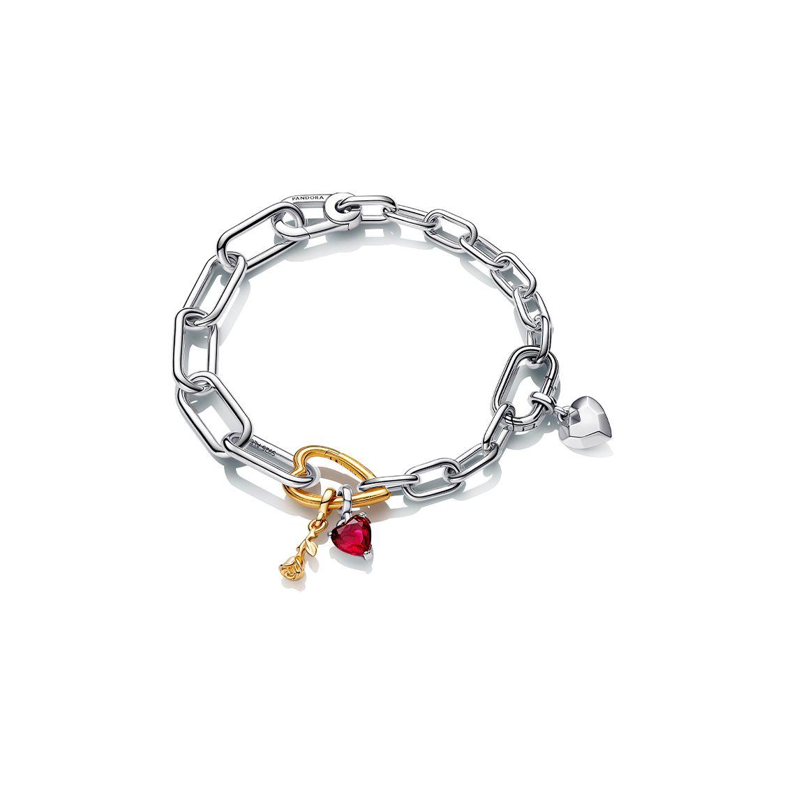 Pandora Me Brave Love Personality Rose High-End Bracelet Women bracelet Silver ZT2627