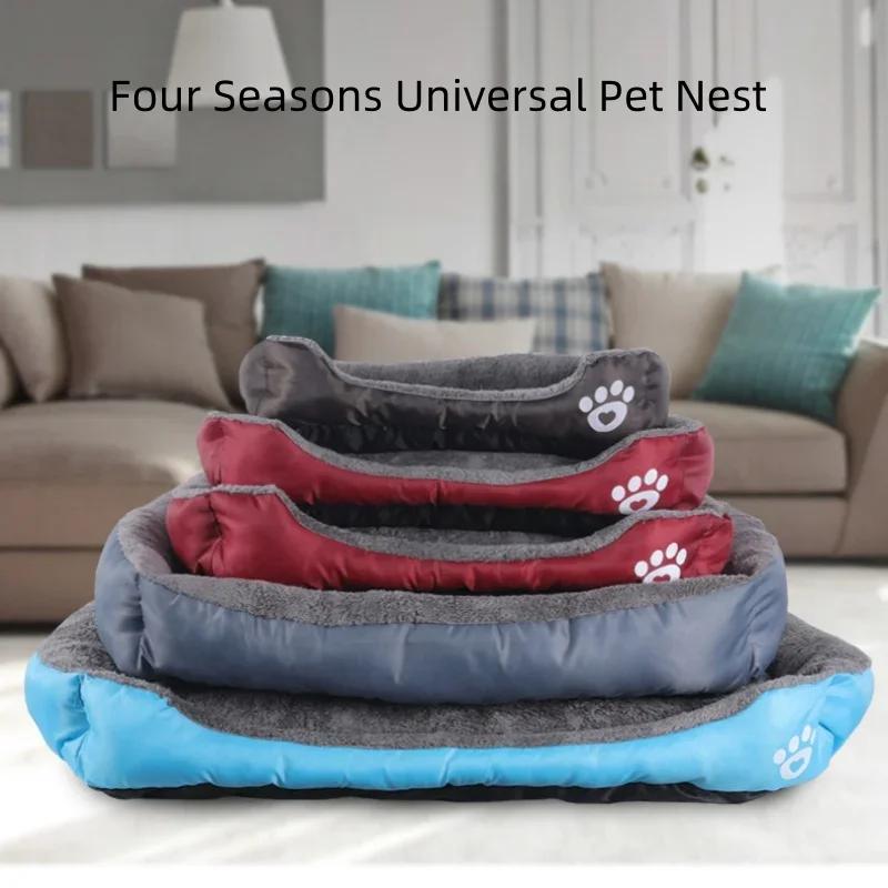Pet Cat and Dog Nest Large Scale Pinkycolor Warm and Comfortable Soft Cotton Nest Waterproof Sofa Bed Universal for Cats and Dog