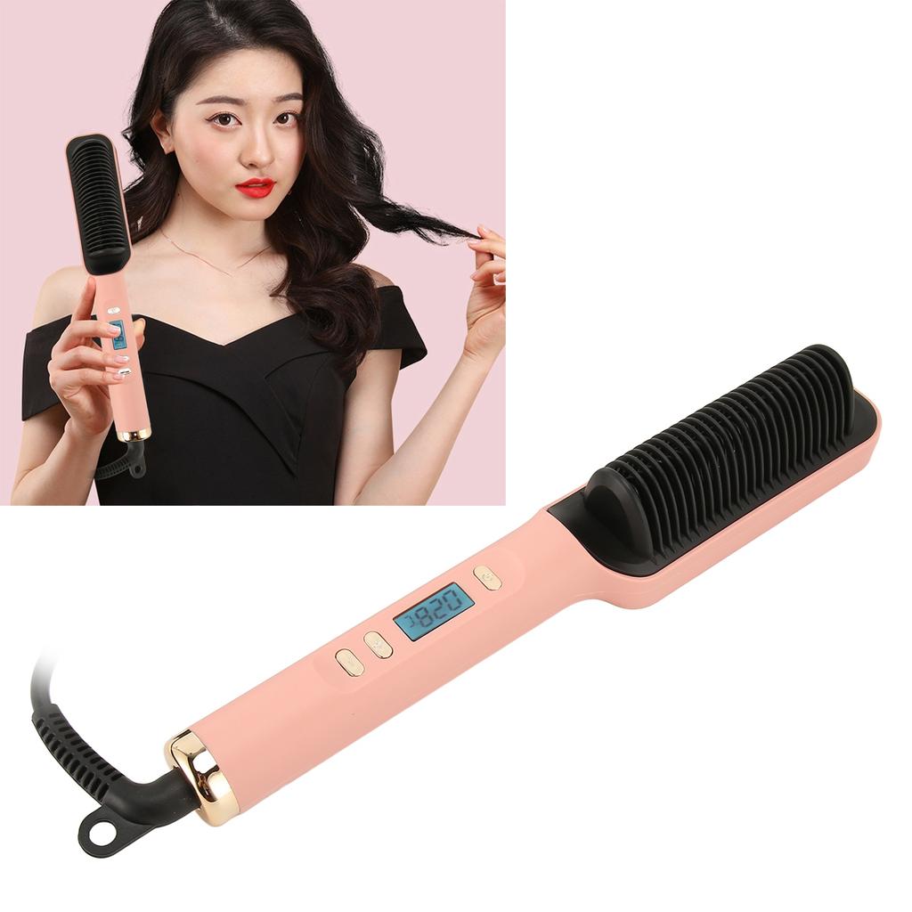 Haarglättbürste Gleichmäßige Erhitzung LCD Haarglättbürste für Zuhause