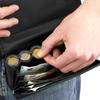 Multi Pocket Waist Bag Euro Coin Holder Portable Coin Storage Money Box Wallet Purse For Waiter Driver Cash Money Phone Safe