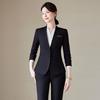 Women's High-End Professional Suit Set for Hotel Reception & Beauty Salon Workwear 