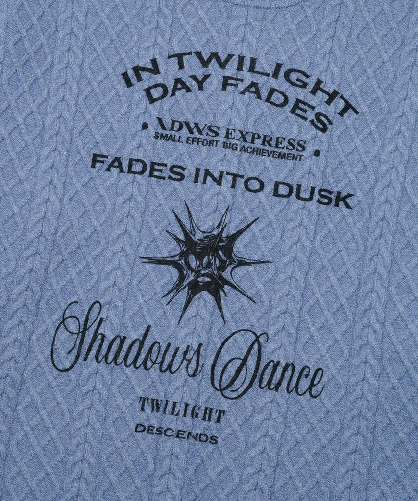 IDWS Dusky Day Crewneck Knit Blue