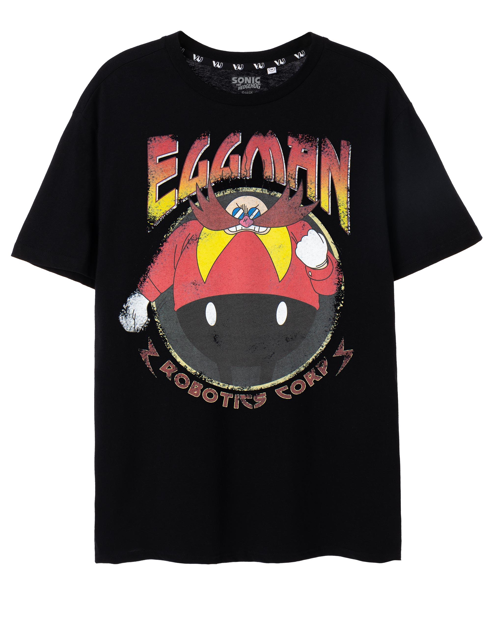 Sonic the Hedgehog Short Sleeved TShirt Unisexs Black Official Merch M