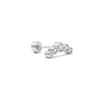 Piercing - LUXENTER - Cubique - Argent sterling 925 - Zircone - Argenté