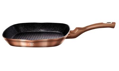 Granite Grill Pan 28 Cm BERLINGER HAUS ROSE GOLD BH-1521