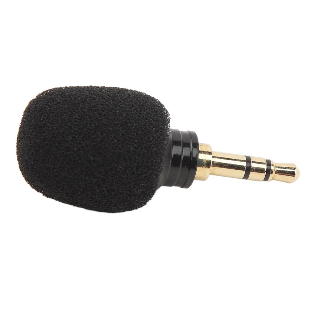 Mini Camera Condenser Microphone High Sensitivity Noise Canceling Omnidirectional 3.5mm Plug Tiny Microphone
