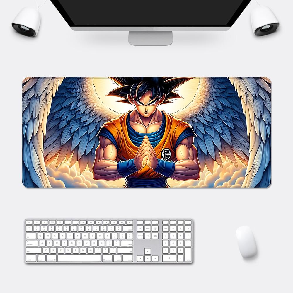 Anime Goku D-Dragons Balls Mousepad HD Printing Computer Gamers Locking Edge Non-slip Mouse Pad XXLcm Keyboard PC Desk Pad