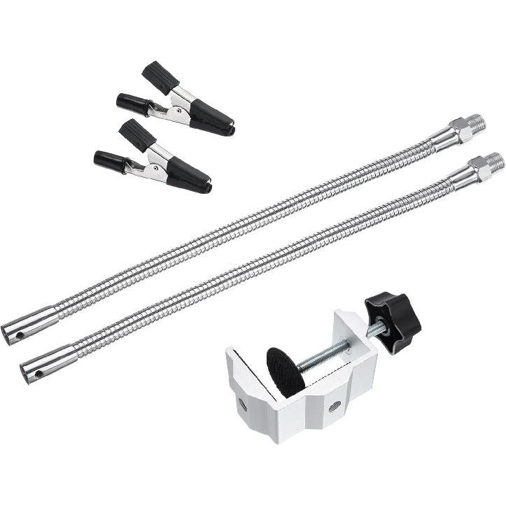 

HARFINGTON Паяльные «третьи руки», Инструмент-зажим-подставка «третья рука» с гибкими держателями и 2 вращающимися зажимами-крокодилами для ремонта электроники и печатных плат