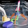 Childrens Air Rocket Foot Pump Launcher Flying Toys Game Set Jump Practice Hands- Judgment Ability Accessories Random