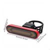 Bike Rear Light, Remote Control, Universal Serial Bus Rechargeable, Waterproof, Warning Red Other
