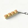 Colorful Design Cat Claws Keychain Silicone Soft Keycap Keychain Squishy Cat Paw Keychain  Keyring
