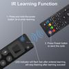 2 In 1 Air Mouse Voice Control RGB Backlit 2.4G Wireless Air Mouse Remote Control with 6-axis Gyroscope USB Receiver