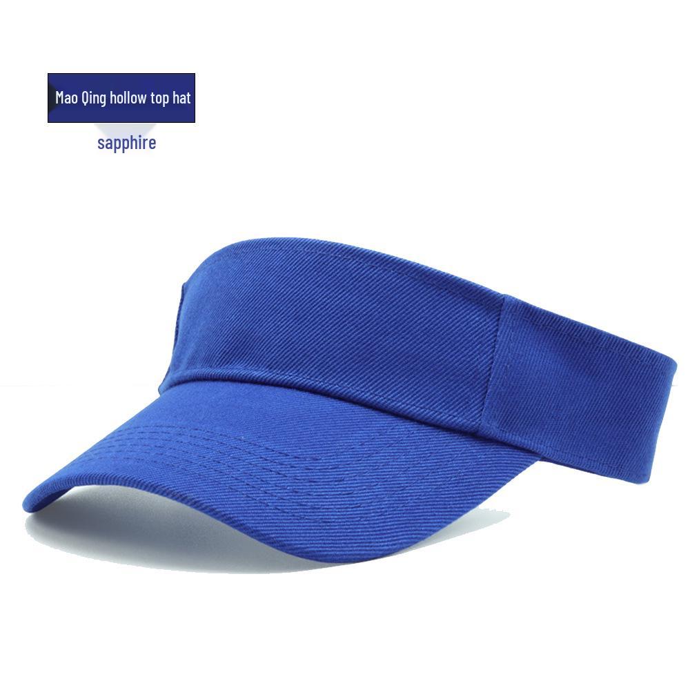 Adult Mao Qing Sun Protection Duckbill Cap - Topless Baseball Hat with Printed Logo for Travel