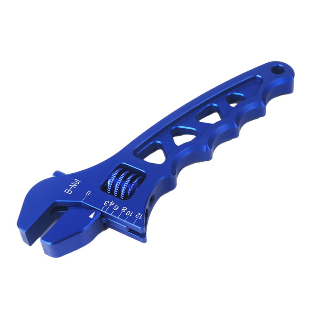 

Adjustable Wrench 3AN-12AN Adjustable Aluminum Hose Fittings Car Accessories AN Fitting Tool Angle Stop Spanner For AN Hose синий