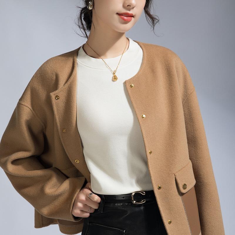 White Long-sleeved Women's Summer New Commuter Inner Shoulder Crew Neck Bottoming Shirt Xinjiang Cotton Top