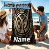Custom Name Personalized 05 1FSV Mainz 05 Print Beach Towel, for Trip Camping Beach Party Home Decor, Birthday Gift for Family & Friends