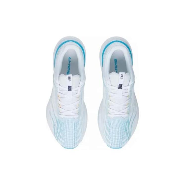 Li Ning Light And Shadow Element Laufschuhe Herren Niedrig geschnitten Standard Weiß/Mondlichtblau ARHS041-1