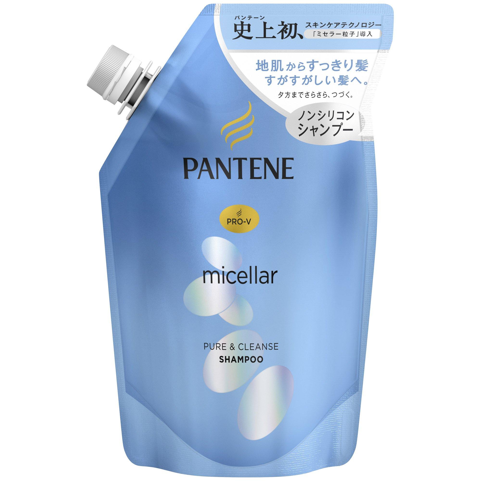 

Pantene Shampoo Micellar Series Pure & Cleanse Refill 350mL