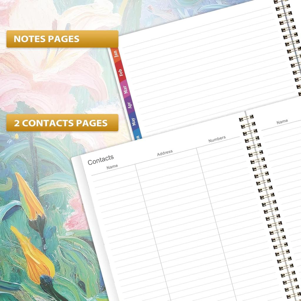 2026 Planner - Planner 2026 Weekly and Monthly from January to December, 9" x 11", 2026 Weekly Monthly Planner with Inner Pocket, Colorful Coated