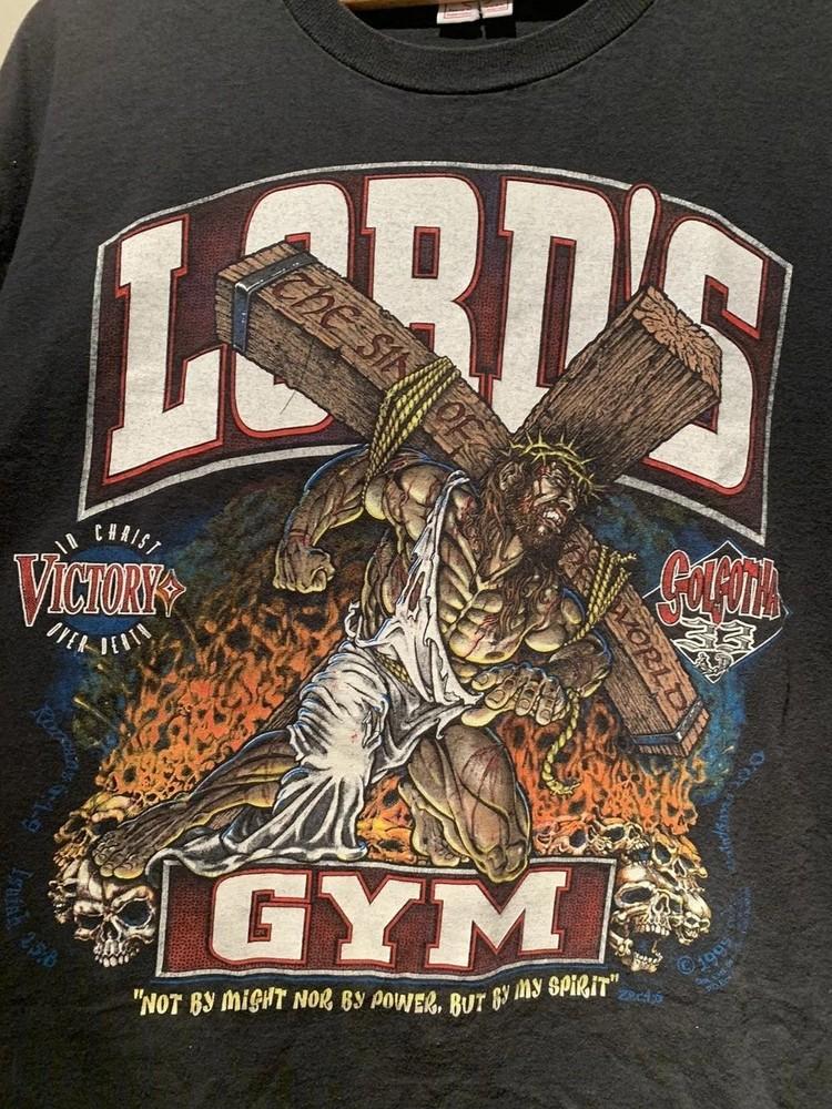 

Vintage Lord’s Gym 1995 Shirt Living Epistles Christian Fitness Full Size S3XL Unisex T-Shirt L