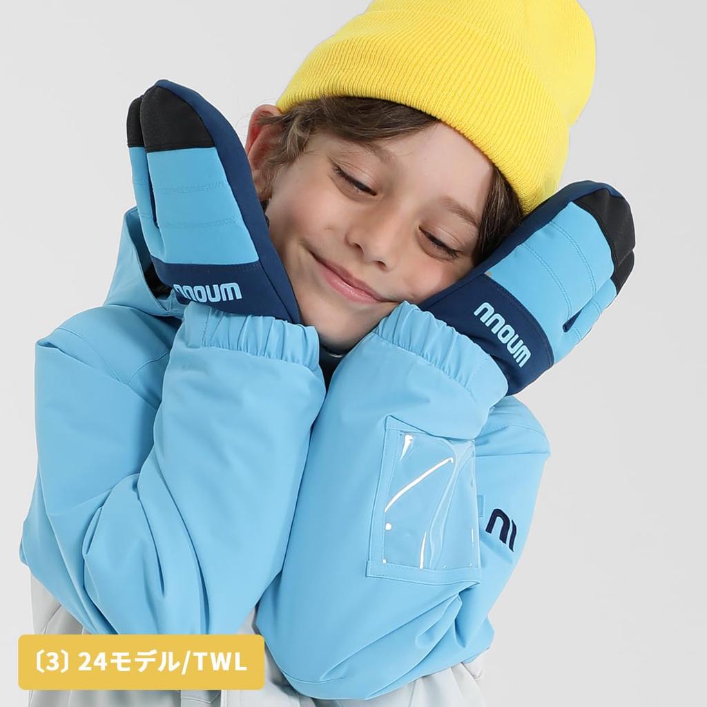 NNOUM and Ski Made in the Same Factory as Reliable Snow Gloves for Boys and Perfect for Snowboarding and Outdoor Activities 24 Model Kids' Junior's
