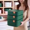 Home Lattice Plastic Container Storage Artifact Drawer Type Underwear Storage Box Organize Box
